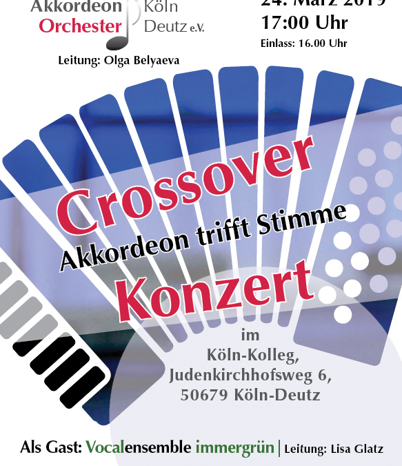 24.03.2019 Crossover Konzert Köln Kolleg