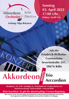 Frühjahrs-Konzert Akkordeon meets Trio Arccordion