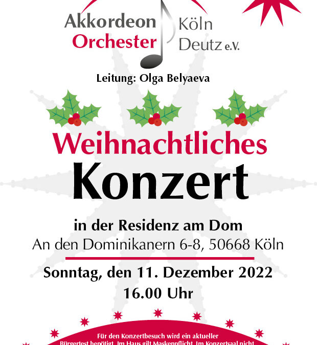 Weihnachtliches Konzert Residenz am Dom