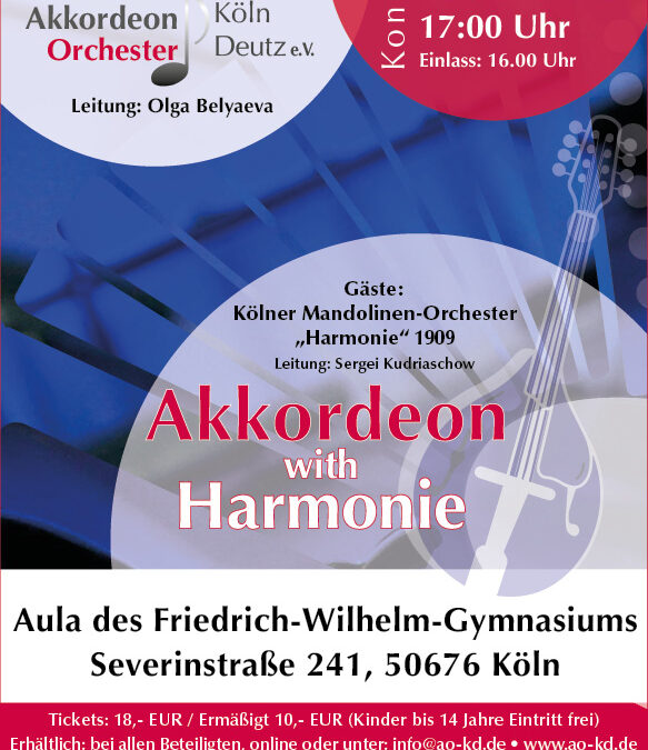 Frühjahrs-Konzert „Akkordeon with Harmonie“