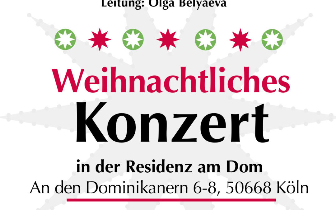 Weihnachtliches Konzert Residenz am Dom