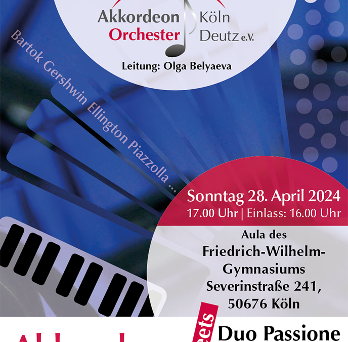 Frühjahrs-Konzert „Akkordeon meets Duo Passione“